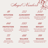 CRYSTAL ANGEL NUMBER NECKLACE