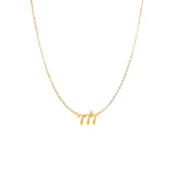 CRYSTAL ANGEL NUMBER NECKLACE