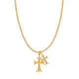 VALERIA CROSS NECKLACE GOLD