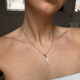 VALENTINA CROSS NECKLACE GOLD