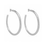 NAOMI HOOPS SILVER