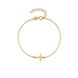 LEAH CROSS BRACELET
