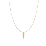 PALOMA CROSS NECKLACE GOLD