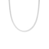 HERRINGBONE NECKLACE SILVER