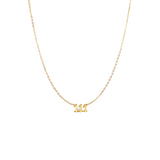 CRYSTAL ANGEL NUMBER NECKLACE