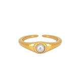 NERIDA RING WHITE PEARL