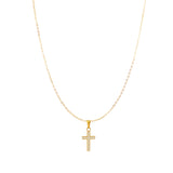 VALENTINA CROSS NECKLACE GOLD
