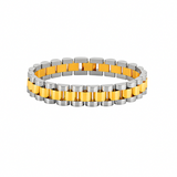 WATCH BRACELET TWO TONED