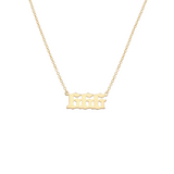 ANGEL NUMBER NECKLACE - Aglaea Jewellery