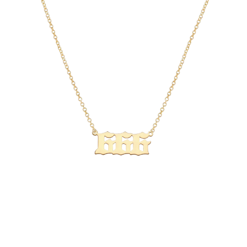 ANGEL NUMBER NECKLACE - Aglaea Jewellery