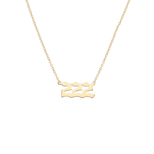 ANGEL NUMBER NECKLACE - Aglaea Jewellery