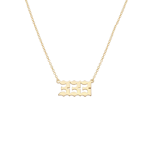 ANGEL NUMBER NECKLACE - Aglaea Jewellery