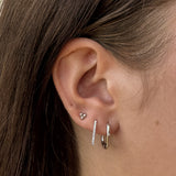 CAMILLE HOOPS SILVER - Aglaea Jewellery