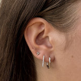 CAMILLE HOOPS SILVER