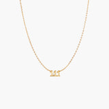 CRYSTAL ANGEL NUMBER NECKLACE
