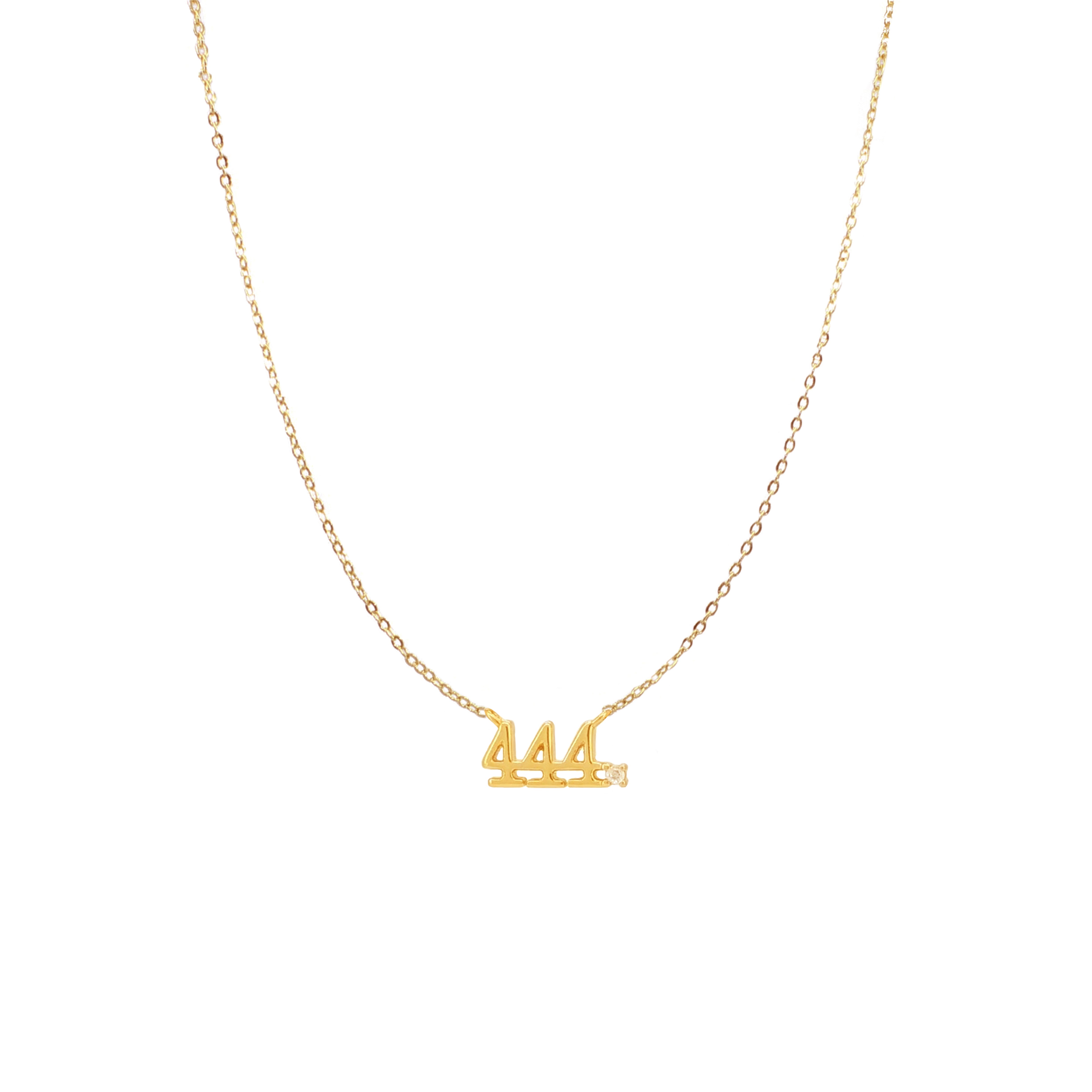 CRYSTAL ANGEL NUMBER NECKLACE