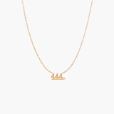 CRYSTAL ANGEL NUMBER NECKLACE