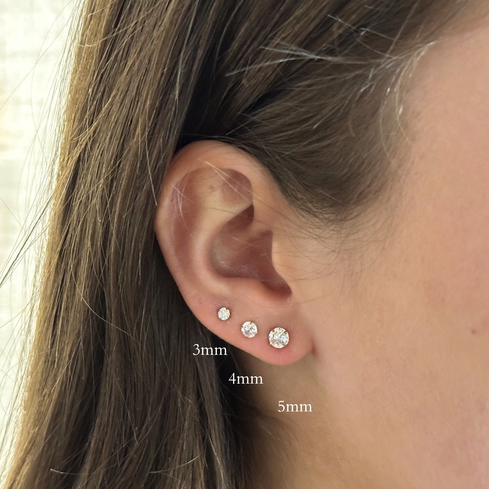 CLASSIC STUD EARRINGS SILVER