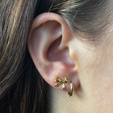 POPPY RIBBON STUDS GOLD