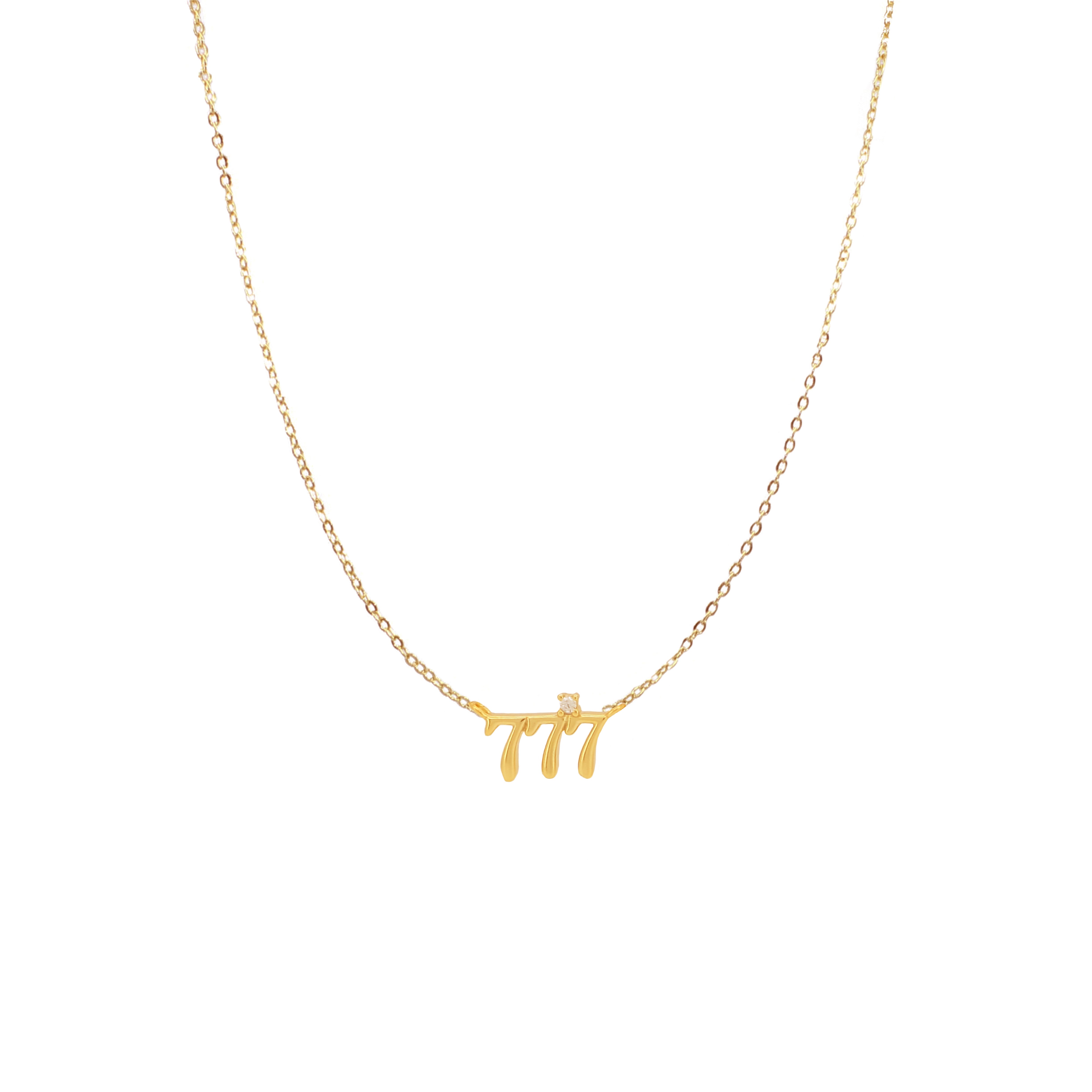 CRYSTAL ANGEL NUMBER NECKLACE