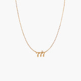 CRYSTAL ANGEL NUMBER NECKLACE