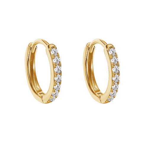 ALESSANDRA HUGGIES GOLD - Aglaea Jewellery