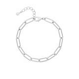 CHAIN LINK BRACELET SILVER