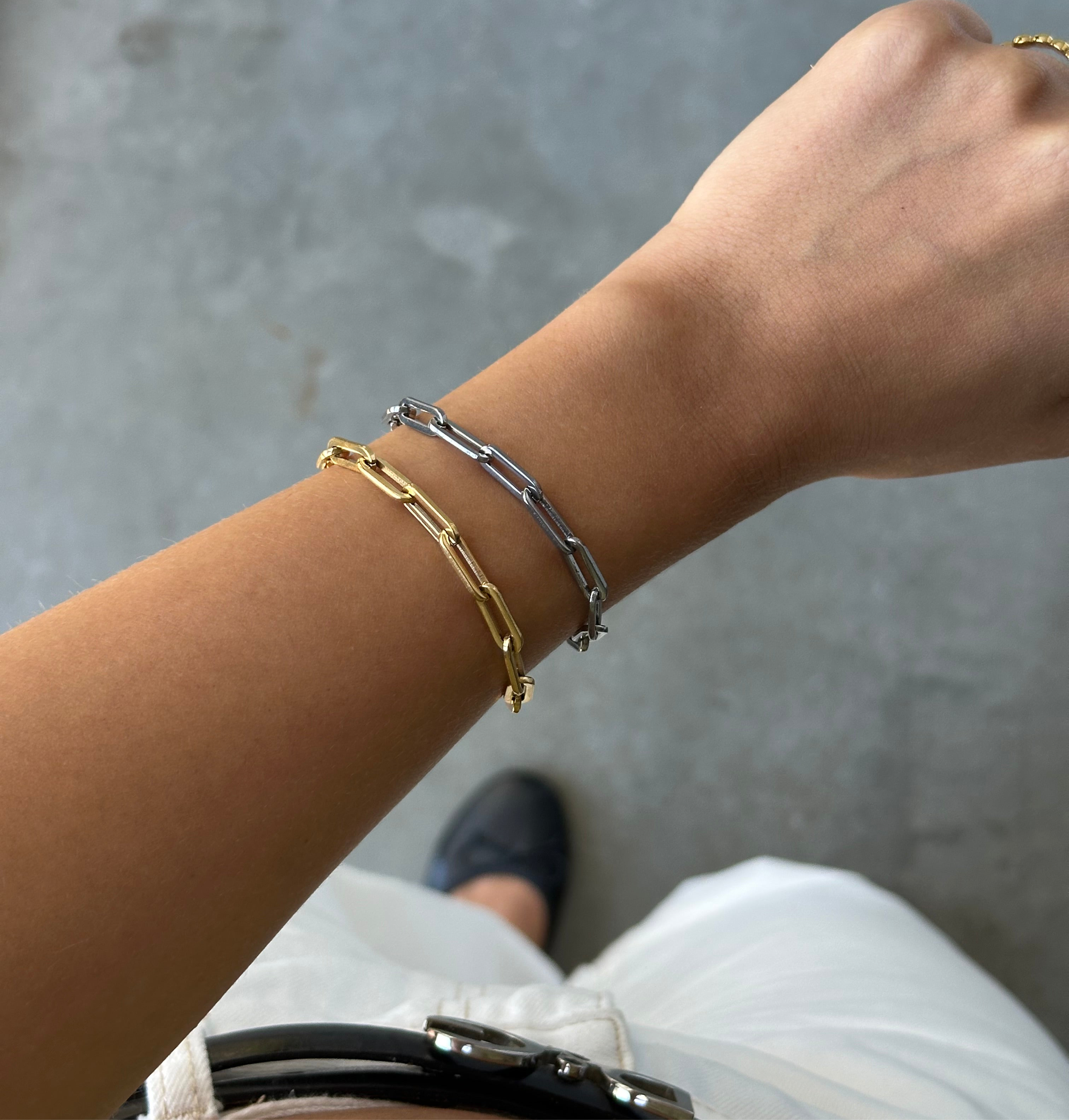 CHAIN LINK BRACELET SILVER