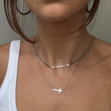 LEAH CROSS NECKLACE