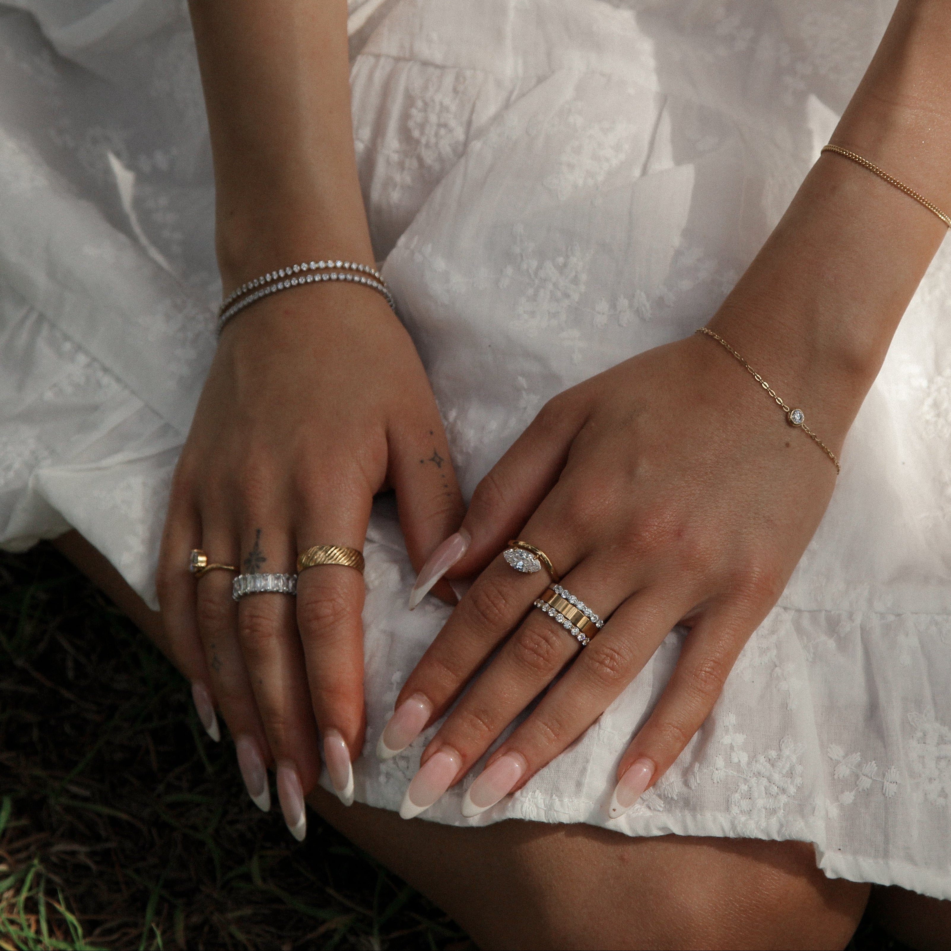 GISELLE ETERNITY RING SILVER