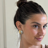 EMMELINE EARRING TWO TONED