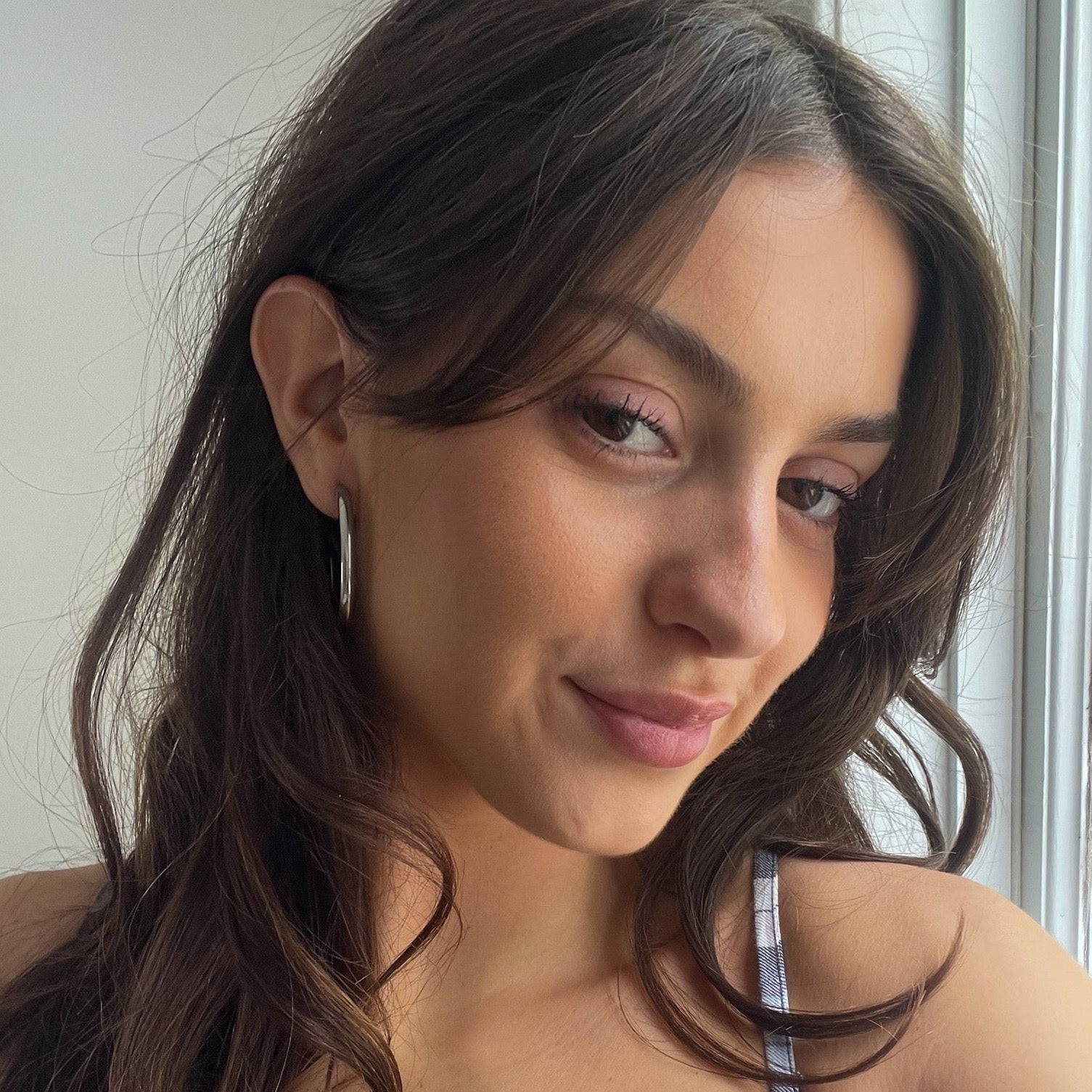 ZADIE HOOPS SILVER