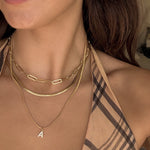 CHAIN LINK NECKLACE GOLD - Aglaea Jewellery