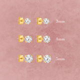 CLASSIC STUD EARRINGS GOLD