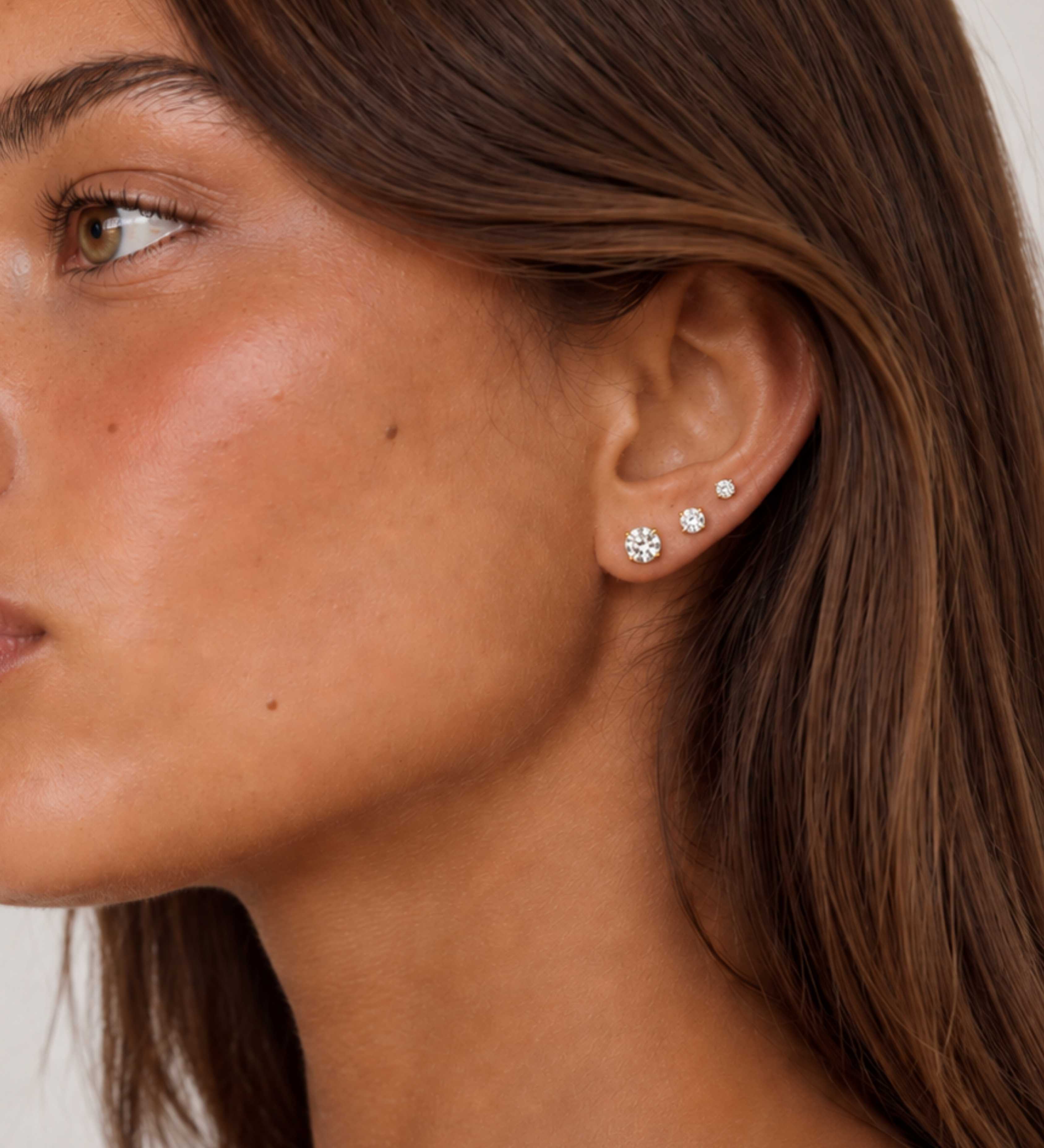 CLASSIC STUD EARRINGS GOLD