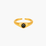 NERIDA RING BLACK PEARL