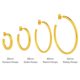 GENEVA HOOPS GOLD