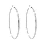 SOLEIL HOOPS SILVER