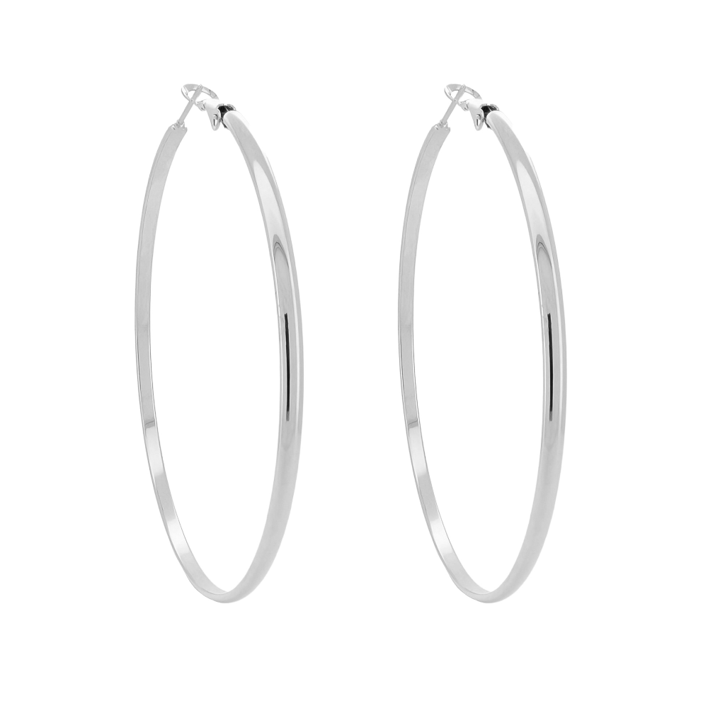 SOLEIL HOOPS SILVER
