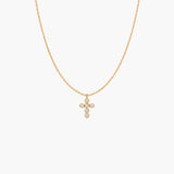 ANASTASIA CROSS NECKLACE GOLD