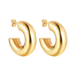 ARIA HOOPS GOLD - Aglaea Jewellery