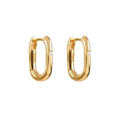 CAMILLE HOOPS GOLD - Aglaea Jewellery