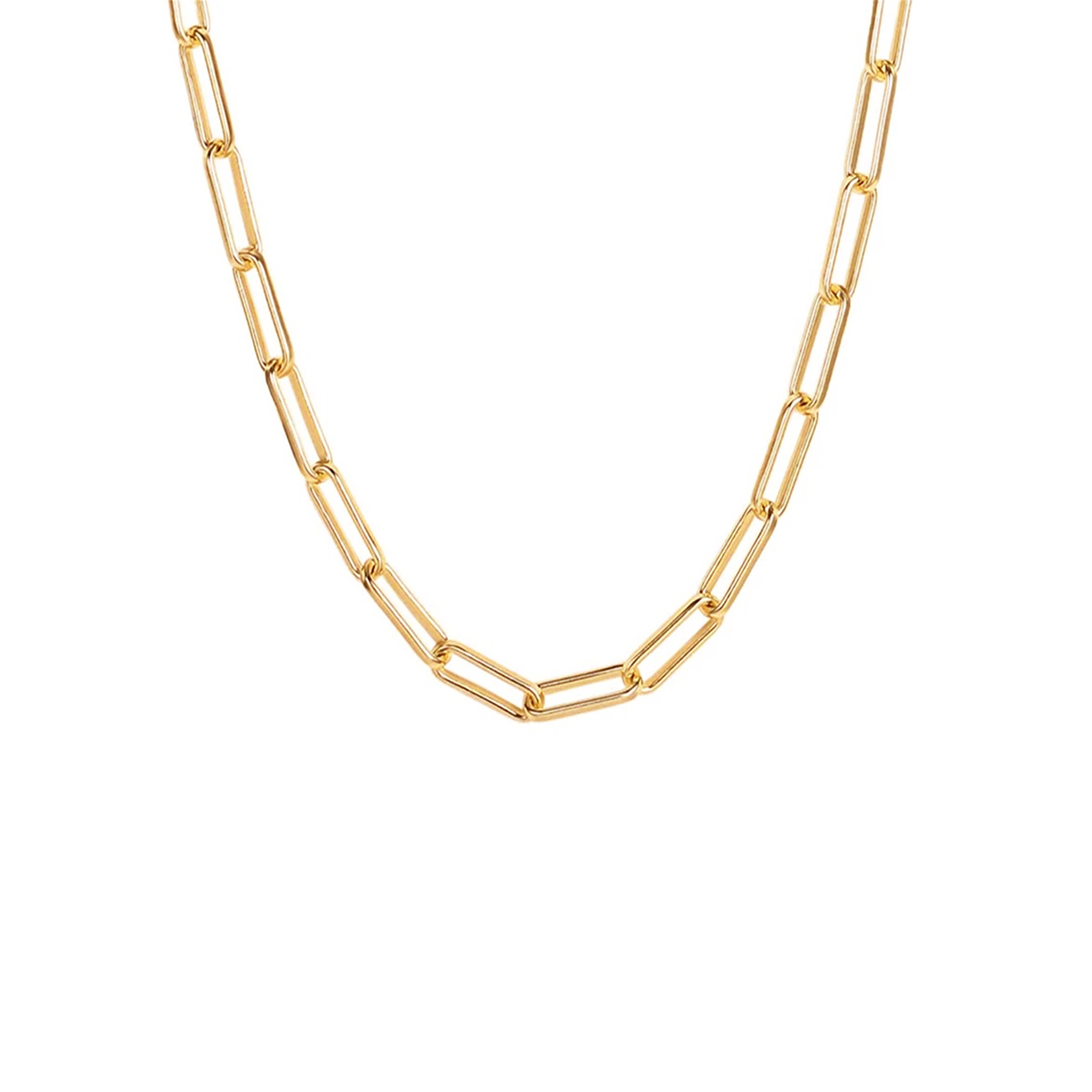 CHAIN LINK NECKLACE GOLD - Aglaea Jewellery
