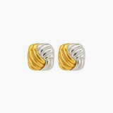 EMMELINE EARRING TWO TONED