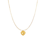 HEART NECKLACE GOLD - Aglaea Jewellery