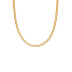 HERRINGBONE NECKLACE GOLD - Aglaea Jewellery