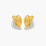 MARISSA EARRINGS TWO TONED