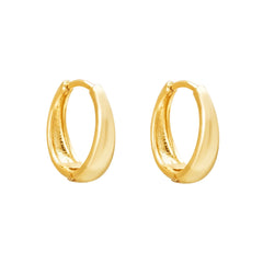 NATALIE HOOPS GOLD - Aglaea Jewellery