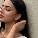 NATALIE HOOPS GOLD
