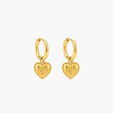 NERINA EVIL EYE HOOPS GOLD
